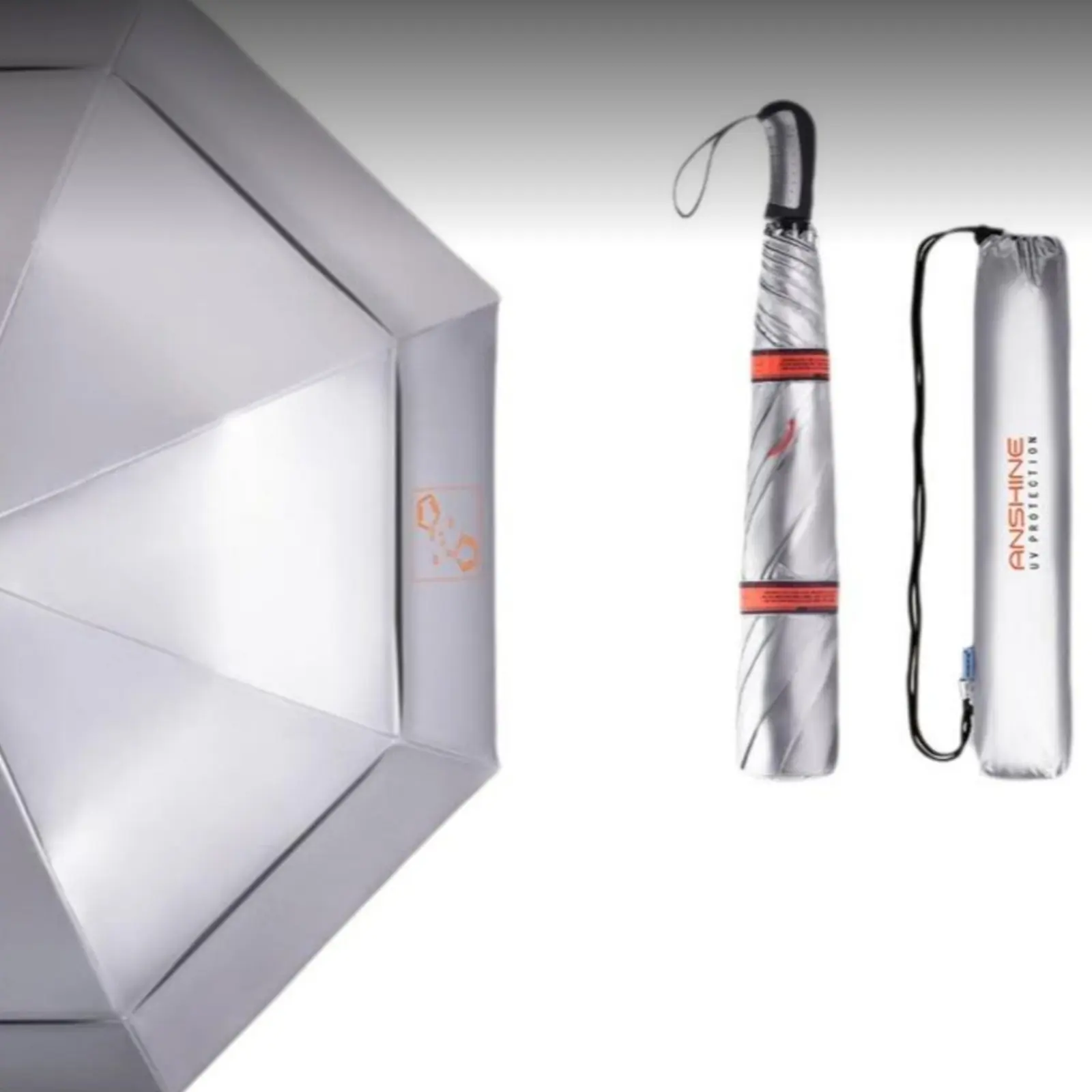 

Большой автоматический зонт от солнца, двойной навес, UPF50+