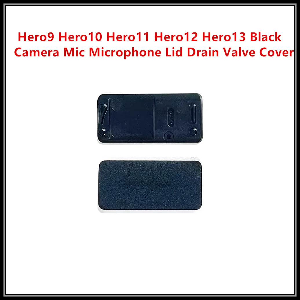 Original for GoPro Hero 13 12 11 10 9 Hero9 Hero10 Hero11 Hero12 Hero13 Black Camera Mic Microphone Lid Drain Valve Cover