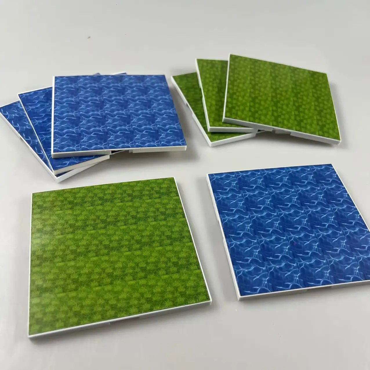 แผ่นฐานบล็อกแม่เหล็ก เหมาะสำหรับเด็ก - แผ่นฐานสำหรับวางบล็อกแม่เหล็กซ้อนกัน