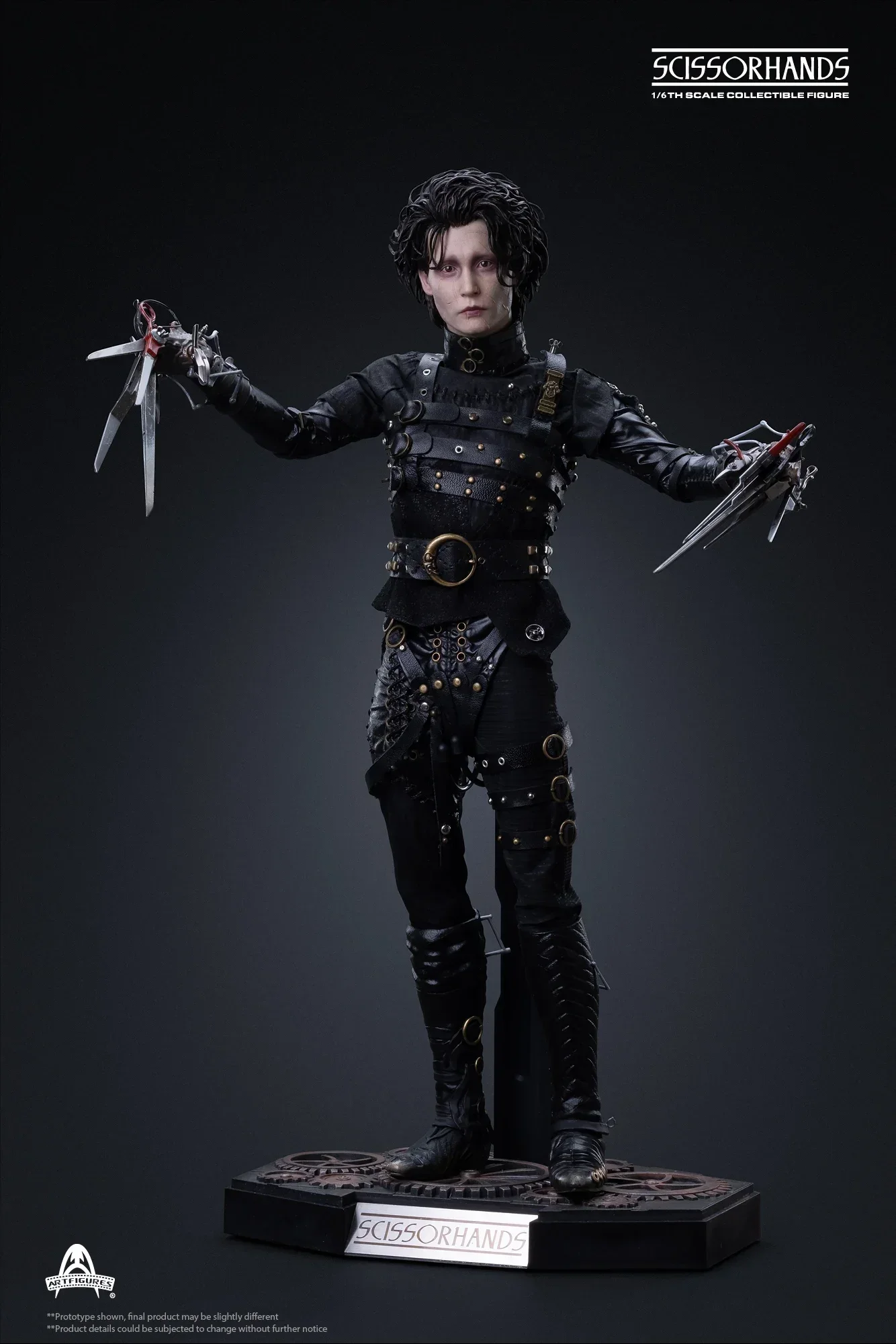 Hot Toys 1/6 Art Figures Af029 Men Soldier Scissorhands Edward Johnny Depp Dolls Full Doll Set 12'' Movable Body Collection To