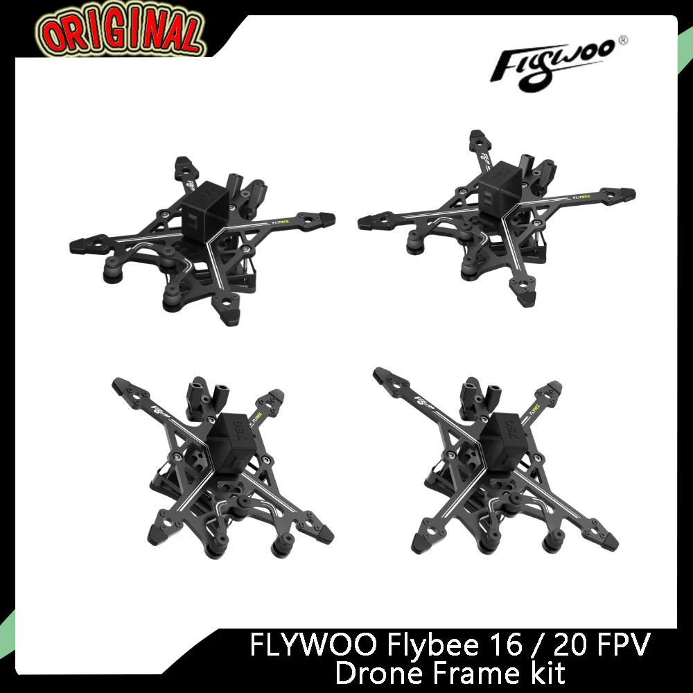 

Flywoo Flybee 16/20 FPV Frame Kit - Compatible with O3 Lite/O4/Walksnail/HDZero