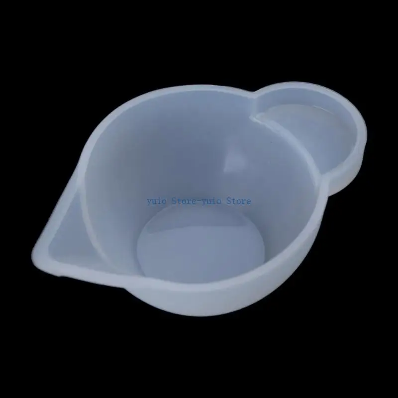 X7XB 6 قطع أكواب قياس سيليكون قابلة لإعادة الاستخدام، كوب خلط سيليكون غير لاصق #4