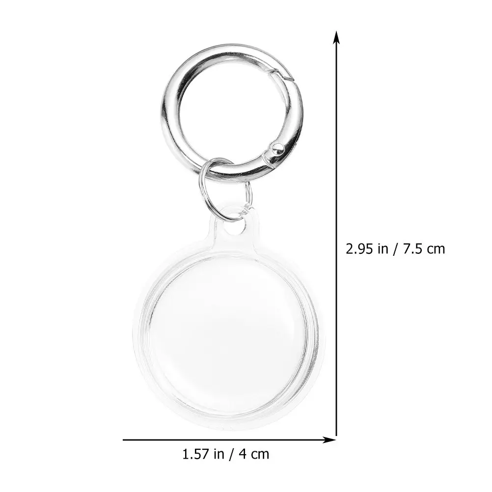 2Pcs Small Protective Case Tpu Material Reliable Lightweight Easy Installation Complete Protection for Tracer Keychain