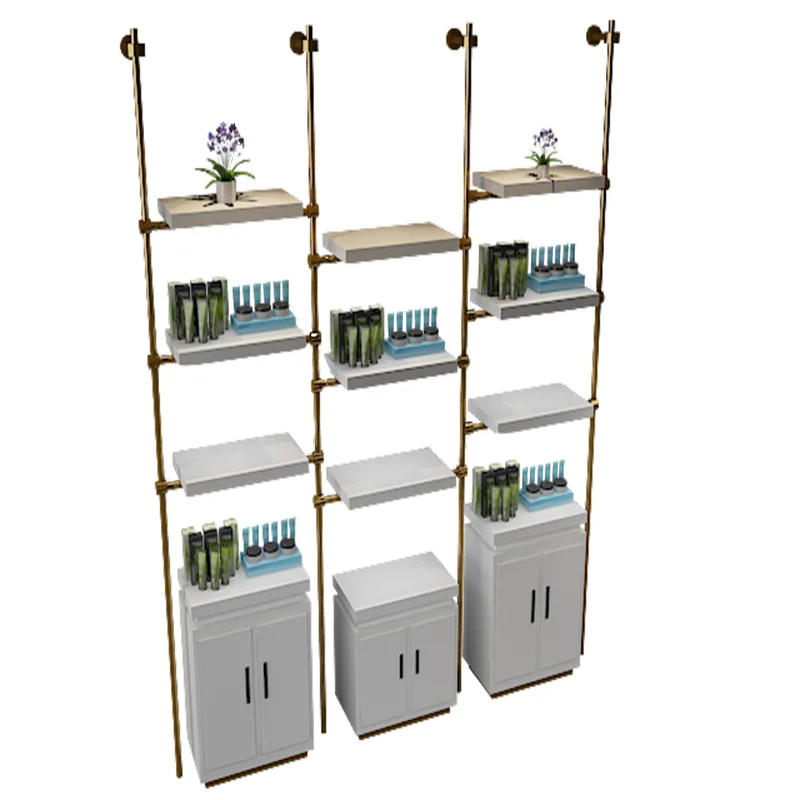 customized.Shopping mall supermarket product floor display stands shelves in guangzhou