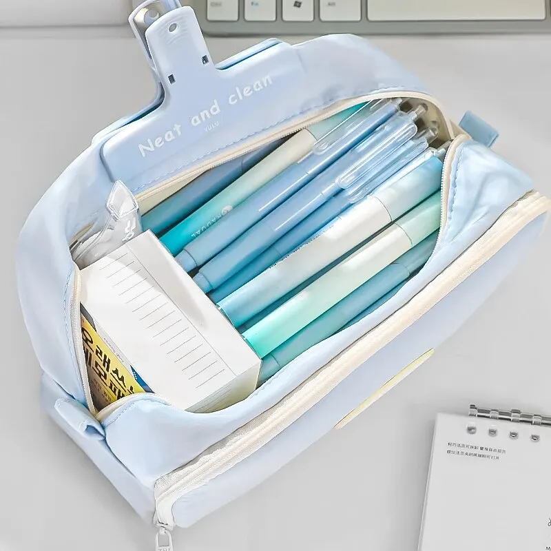 Stylish and Practical Pencil Bag with Large Capacity and Multiple Sections for Stationery Storage Pencil Case Back To School