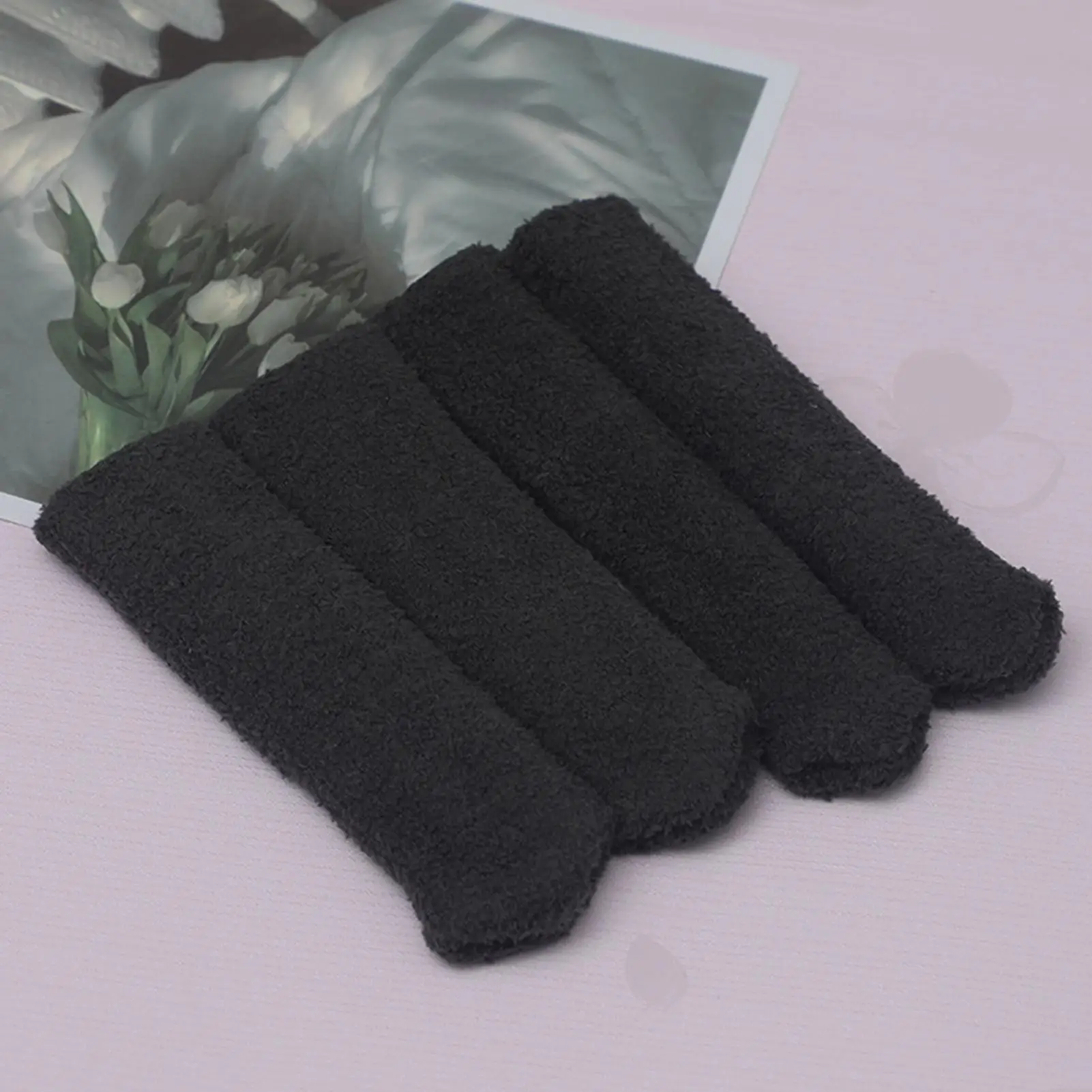 Motorcycle Handle Grip Covers Plush Soft Cold Weather Motorcycle Riding Handlebar Grips Covers for Adventure Commuting Cruising