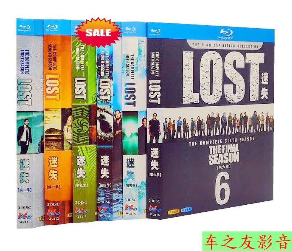 

BD Blu-ray High Definition: Американский телесериал «Острые каникулы» (Lost), сезоны 1-6, с китайскими и английскими субтитрами, 18 дисков, бокс-сет.