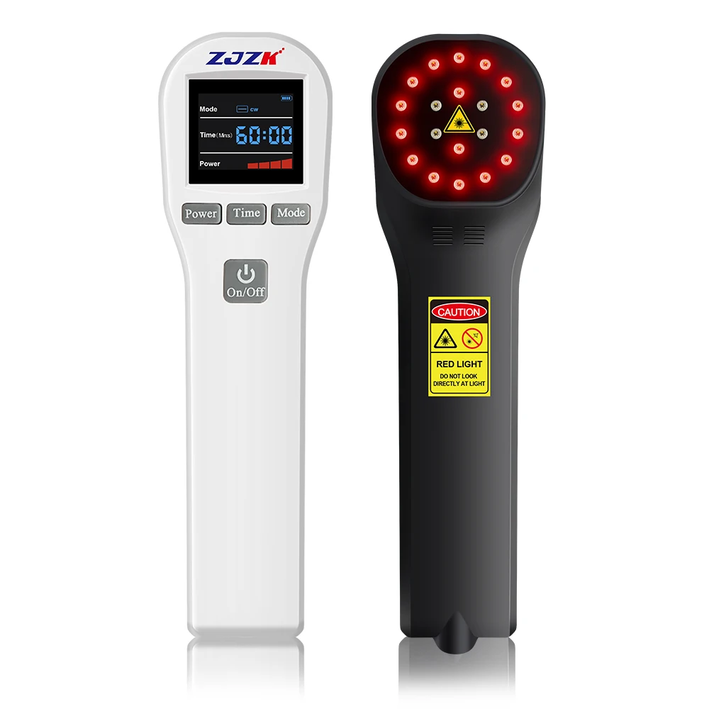 ZJZK Professional Physiotherapy Lamp Lllt Laser Therapy Arthritis Knee Massager With 4*808nm+16*650nm 20 Diodes for Pain Healing