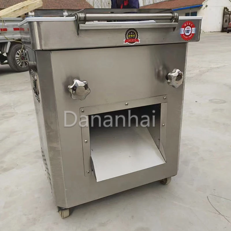 

Коммерческая машина для нарезки мяса из нержавеющей стали, кубикорезка для говядины, машина для нарезки курицы для кухни и ресторанов