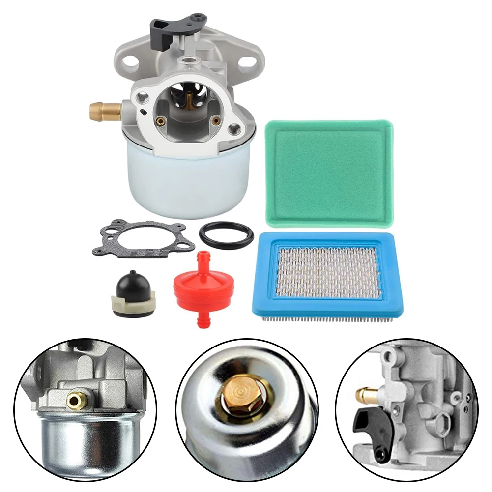 Replacement Carburetor Kit for CRAFTSMAN and Compatible with For 498170 694882 698444 Engines Full Installation Kit