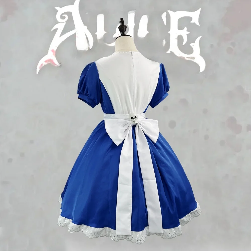 Alice Maid Costume Cosplay loween Dr Lolita Sle Gonna per donna Collezione invernale Hanfu Costume di scena etnico