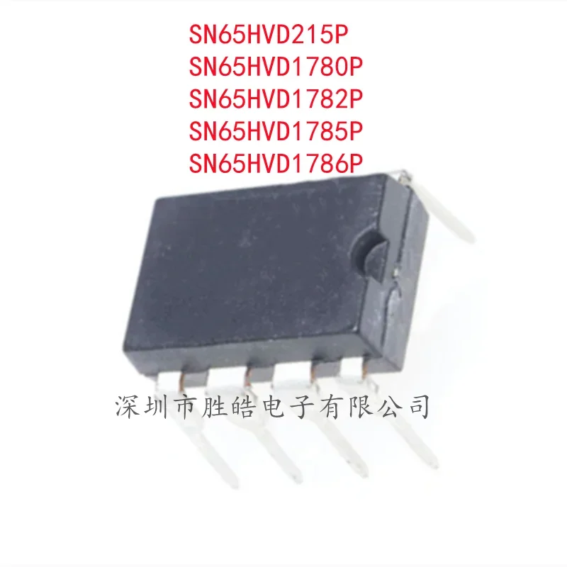 

(5PCS) NEW SN65HVD215P / SN65HVD1780P / SN65HVD1782P / SN65HVD1785P / SN65HVD1786P Straight Into DIP-8 Integrated Circuit