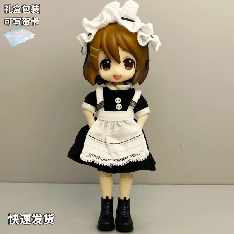 

Yui Hirasawa Ob11 12 Scale Bjd Full Set With Interchangeable Faces Articulated Figure K On Anime Collectible Gift For Anime Fans