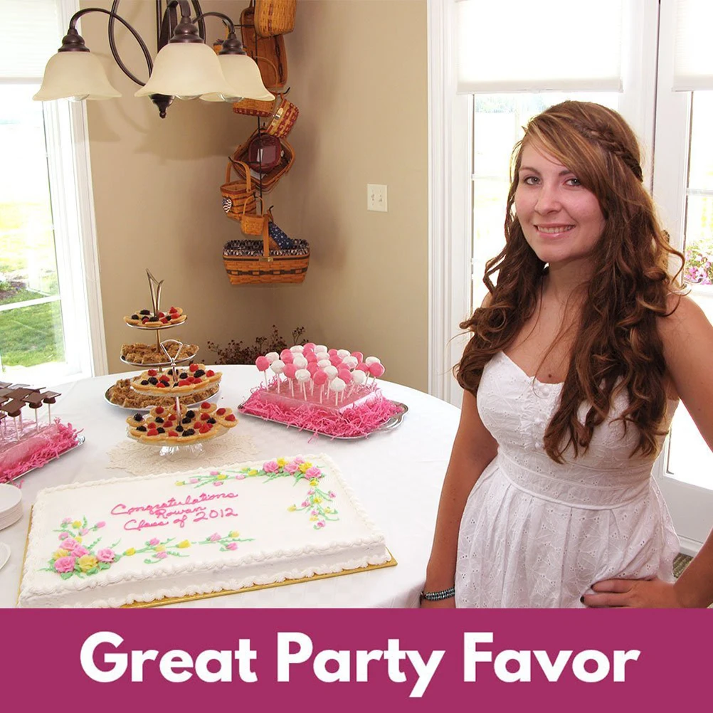 

150Pcs Paper Lollipop Sticks Sturdy Chocolate Hard Candy Lollipops Simple Design Impeccable Craftsmanship DIY Paper Sticks