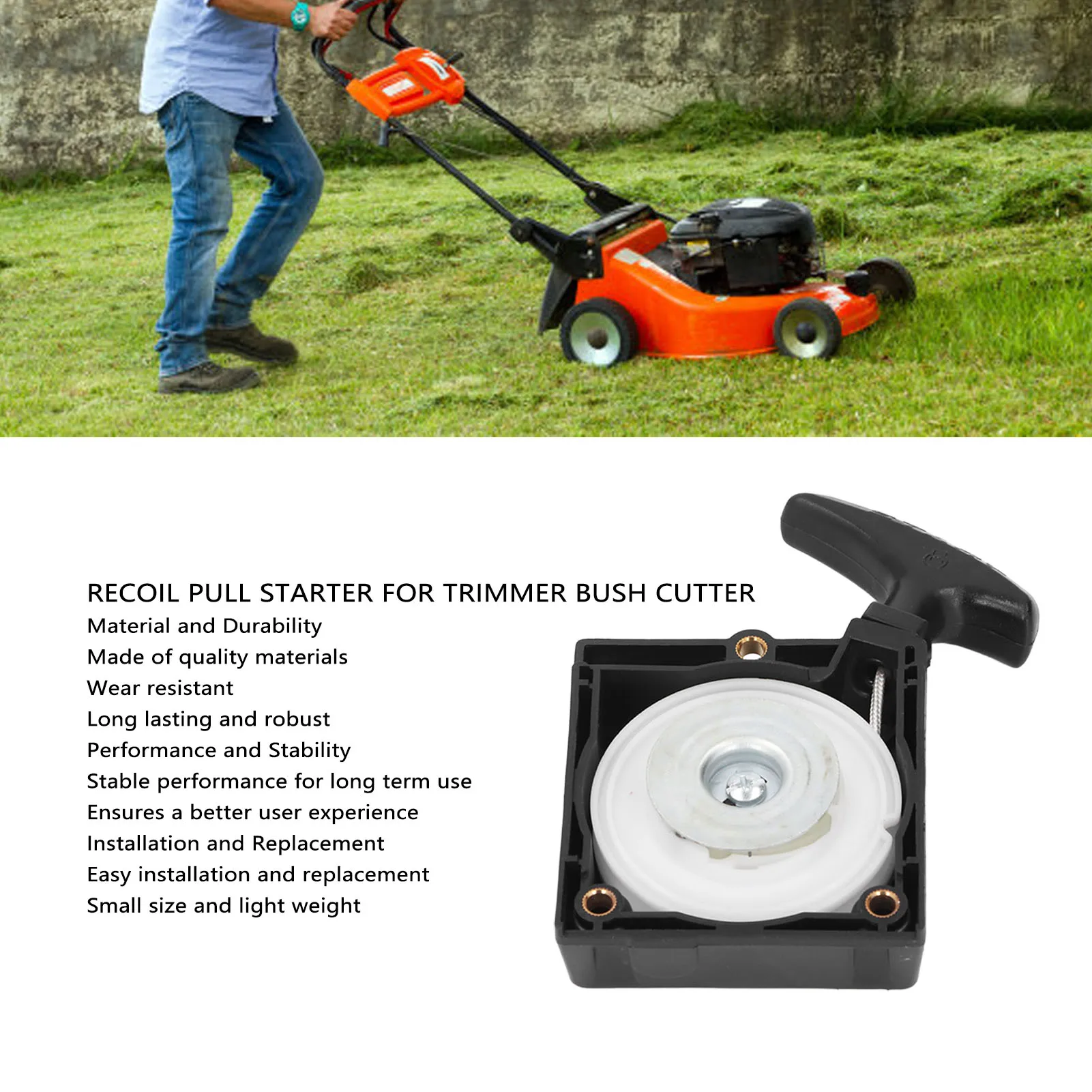 Recoil Pull Starter Assembly for TH43 TH43D TH48 49088 2442 Trimmer Bush Cutter Spare Parts Recoil Pull Starter
