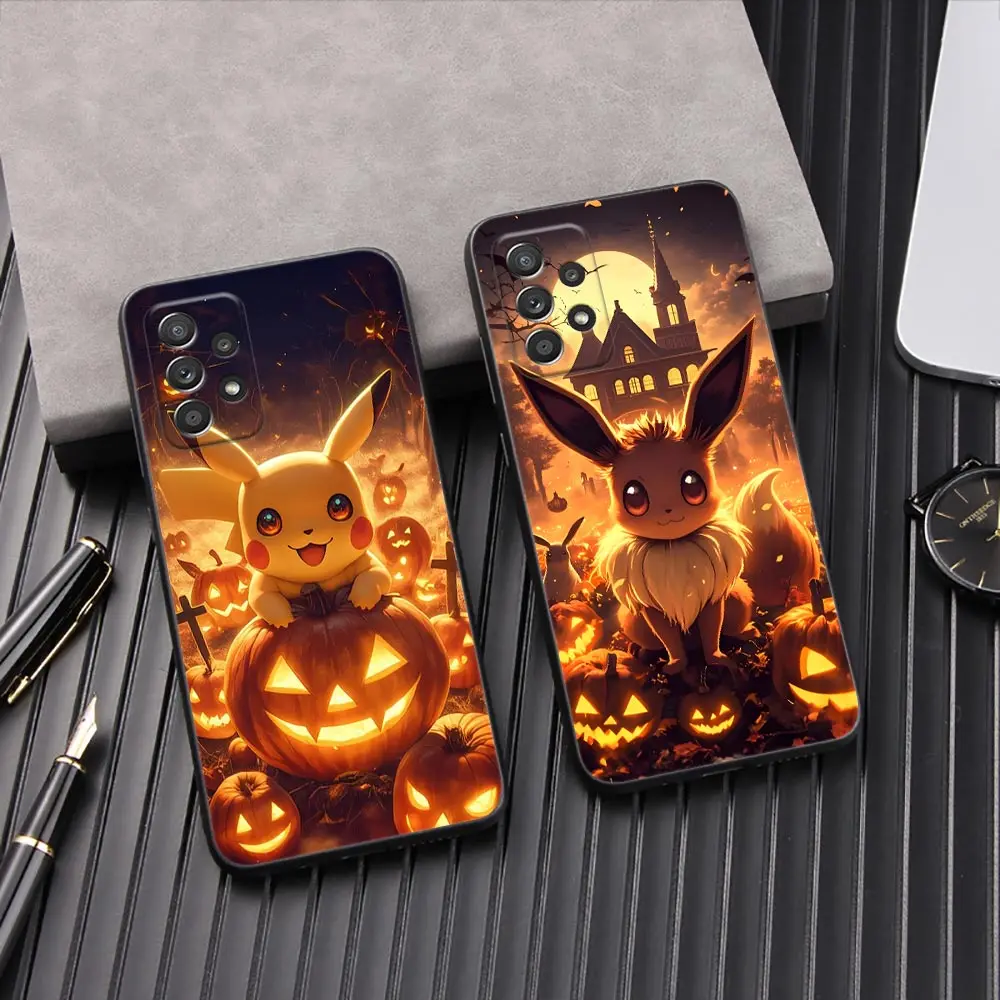 

Halloween Plkachu Gengar Anime Phone Case A56 For Samsung Galaxy A56 A55 A36 A26 A16 A54 A52 A35 A34 A25 A21S A15 A14 A06 Cover