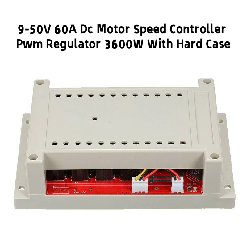 

9-50V 60A Dc Motor Speed Controller Pwm Regulator 3600W With Hard Case