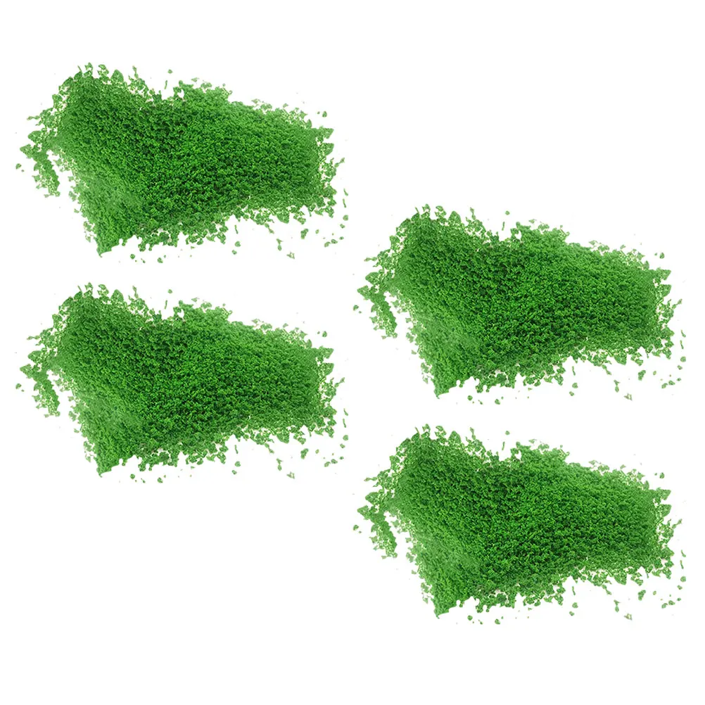 

4 Bags Architectural Model Bonsai Materials Artificial Grass Dressing Scatter Sponge Fake Crafting