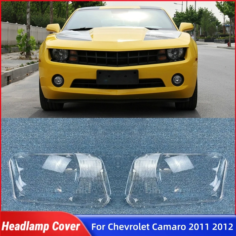 

For Chevrolet Camaro 2011 2012 Vehicle Accessories Lampshade Cover Headlight Lens Car Front Headlight Lens Cover Lights Shell