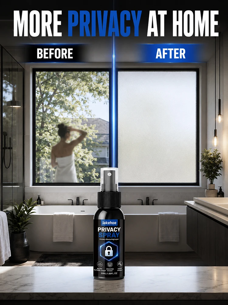 Glass Privacy Obscuring Spray Window Frosting Coating Anti-Peek Matte Film for Car Side Windows Office Partitions Home