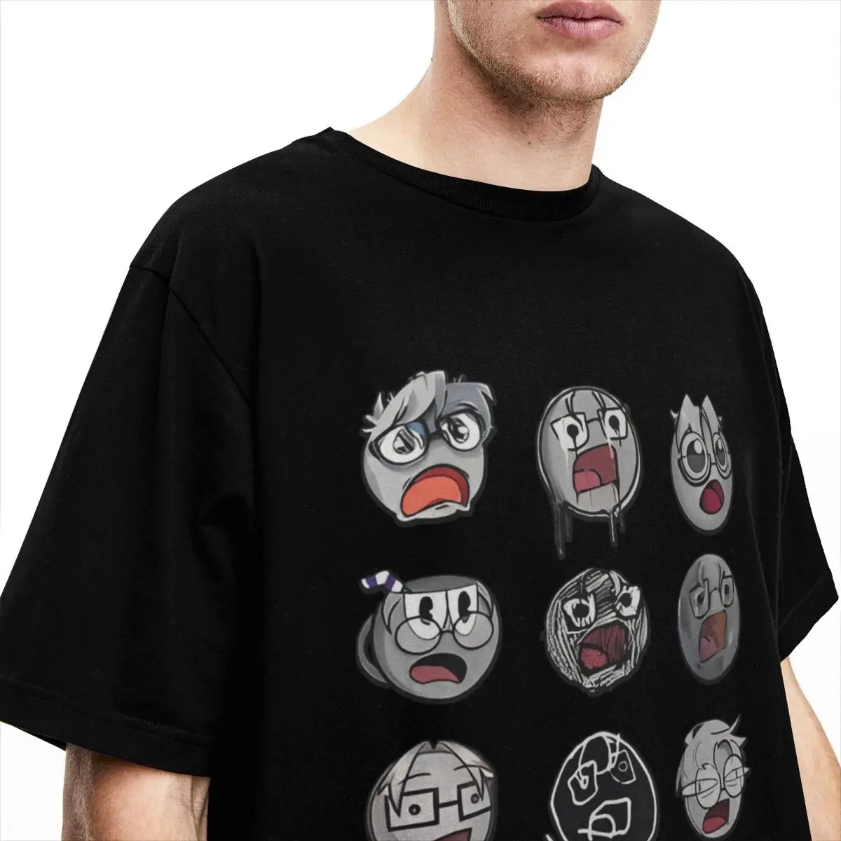 Cartoon Drakeoffc T-Shirt Men Y2K Fun 100 Cotton T Shirts Summer Breathable Harajuku Tee Shirt Hot Sale Oversized Clothing