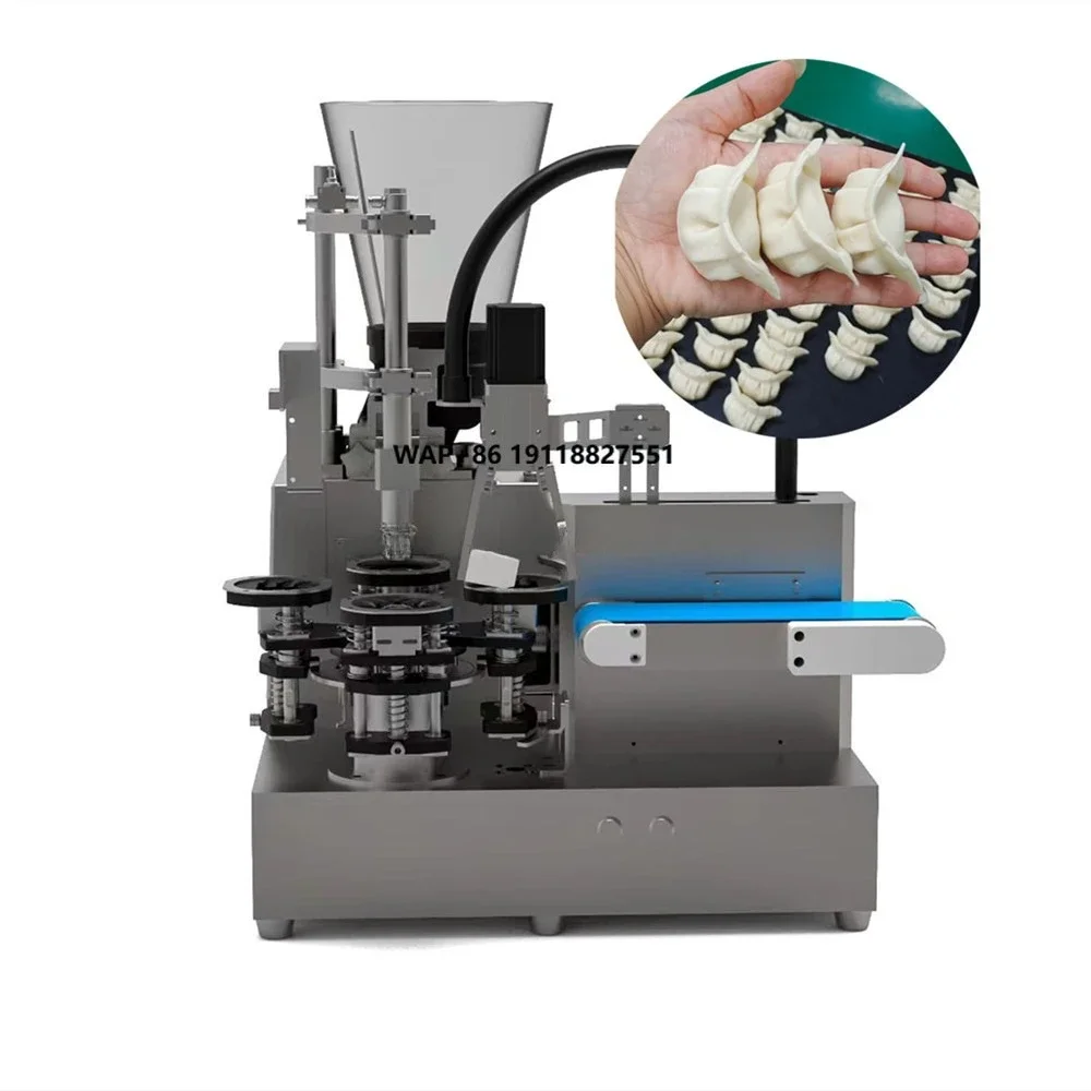 Commercial Gyoza Empanada Samosa Stuffing-filling Wrapper-making Machine Automatic Desktop Gyoza Dumpling Machine