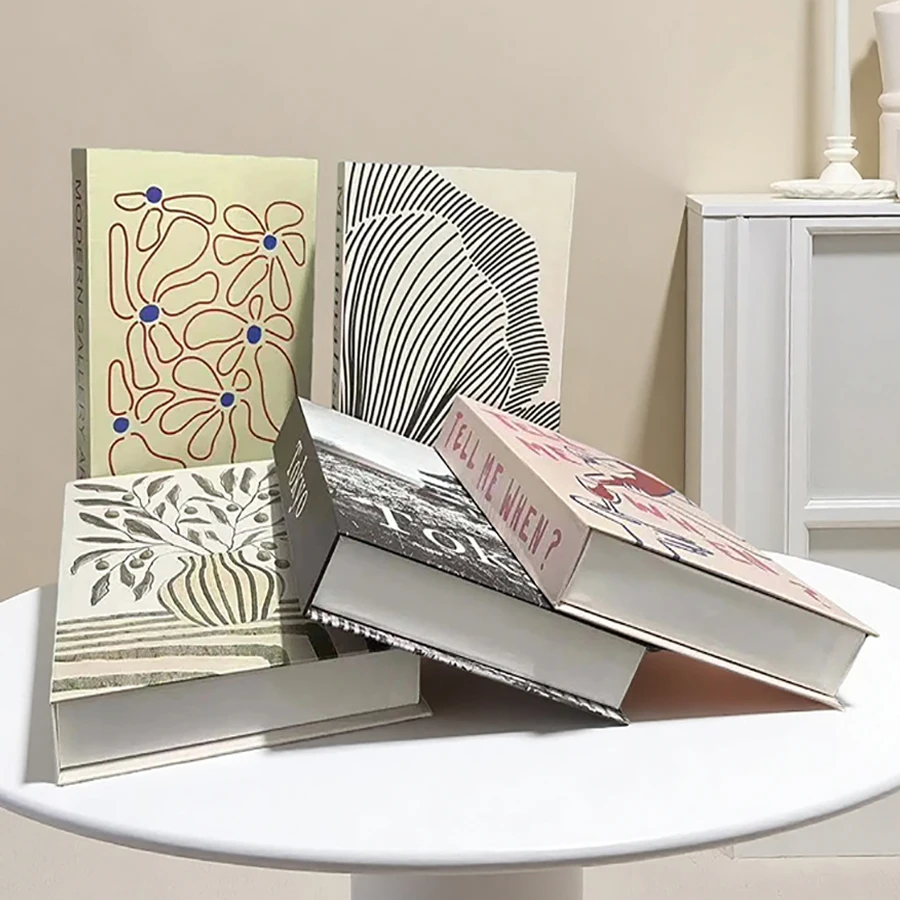 

Faux Book Simulation Decoration Book Cover Design Bedroom Coffee Table Decorative Book Box Props Interior Aesthetics Home Decor