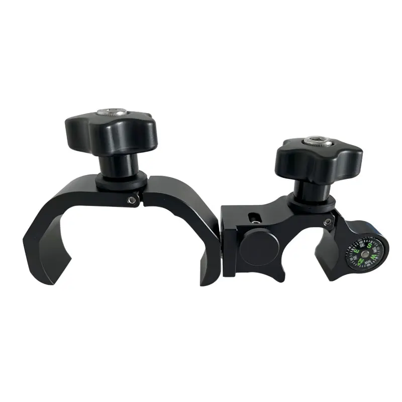 Imagem -02 - Gps Cradle Bracket Range Pole Trimble Tsc3 Controladores para Hi-target Ihand55 com Bússola Liberação Rápida Clamp Rtk