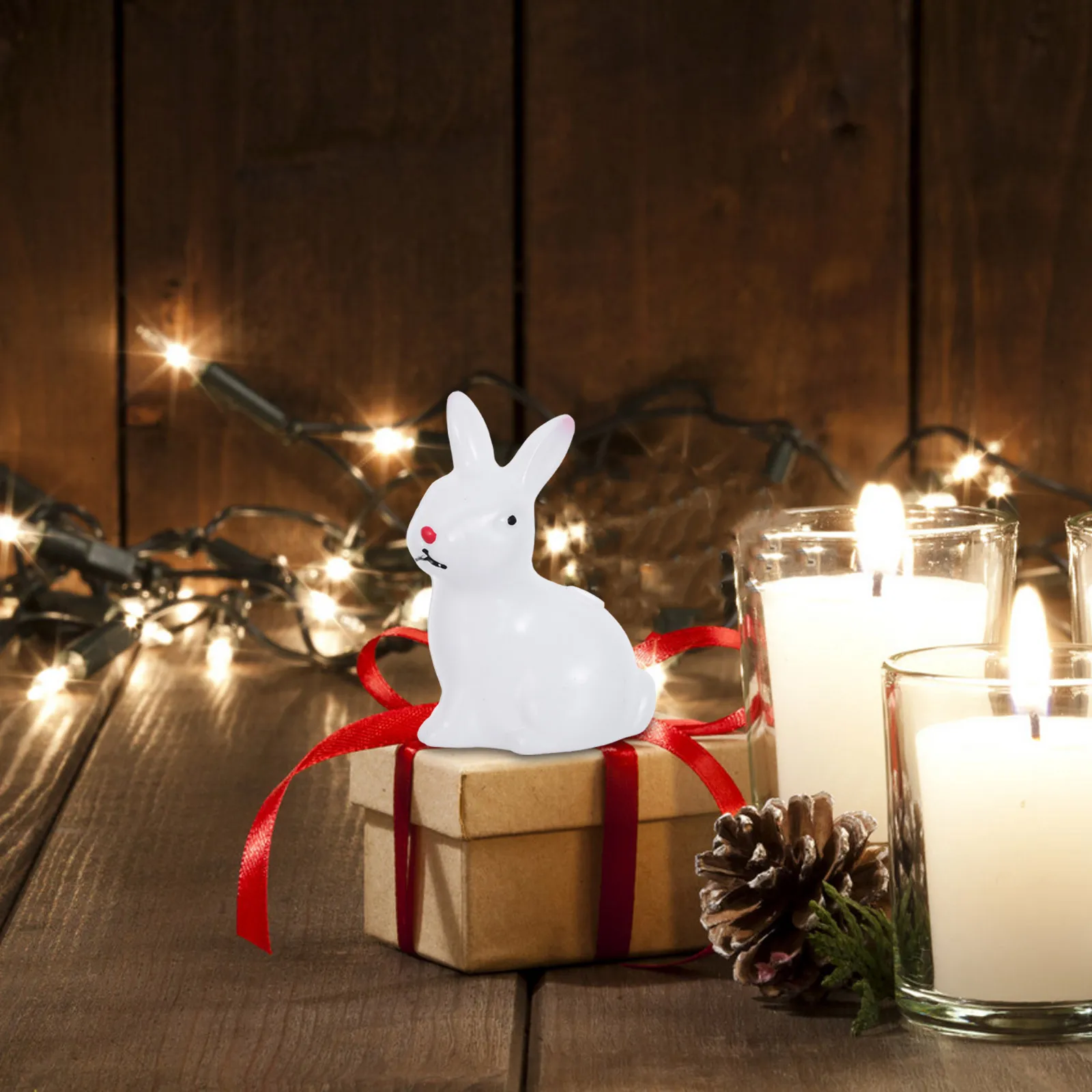 

20Pcs Bunny Shaped LED String Lights Cute Night Lamp for Baby Room Decor Outdoor Indoor Party Fairy Lights Replacement Design