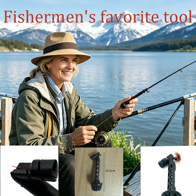 Magnetic Fly Portable Fishing Threader Multifunctional Fly Fishing Magnetic Fly Threader Outdoor Fishing Tools Without Hooks