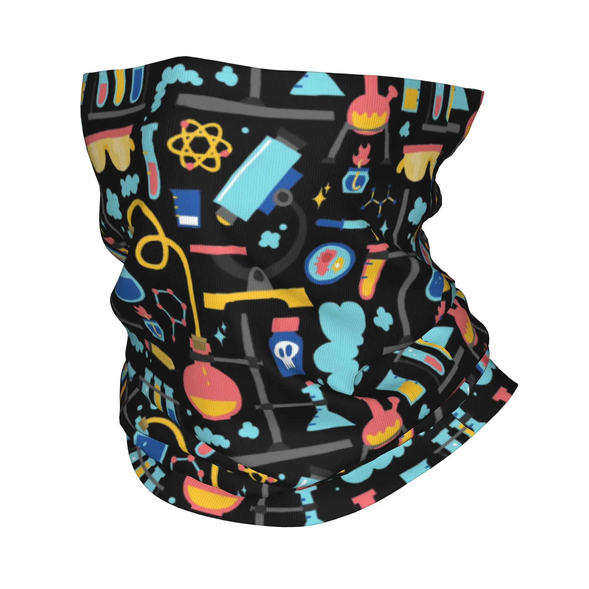 

Chemistry lab science equipment pattern Bandana Neck Cover Printed Mask Scarf Multi-use Cycling Scarf Running Unisex Washable