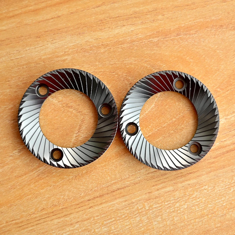 64mm Flat Burrs with DLC plating Sweet High-Uniformity Espresso Grinding, Commercial  Bean Grinder Burrs