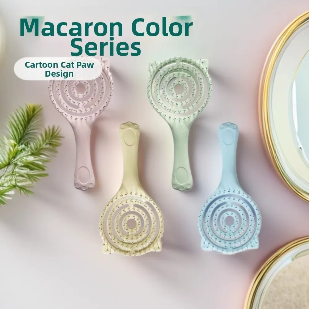 Soft Teeth Cushion Comb Handheld Size Portable Design Hair Styling Comb Anti-Tangle Gentle Grooming Air Cushion Comb Home Supply