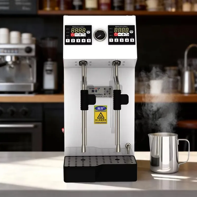 Fully Automatic Steam Milk Frother - 9-liter Capacity - Dual-steam Temperature-controlled Milk Tea Machine