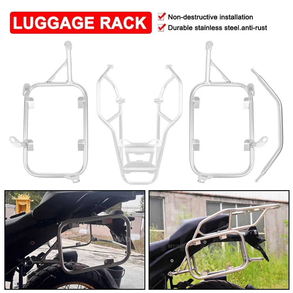 Motorcycle Top Case Pannier Rack Bracket For BMW R1300GS R 1300 GS GS1300 2024 Tail Box Saddlebag Suitcase Luggage Rack Holder