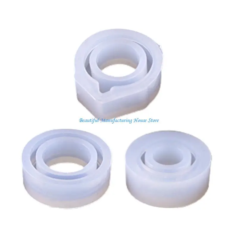 

E56A Hole Rings Jewelry Epoxy Resin Mold Handmade Ring Silicone Mould DIY Crafts Mold