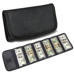 Money Organizer For Cash With 6 Zippered Pocket, Multipack Money Pouch, Cash Bill Organizer, Envelope Wallet Money Bag
