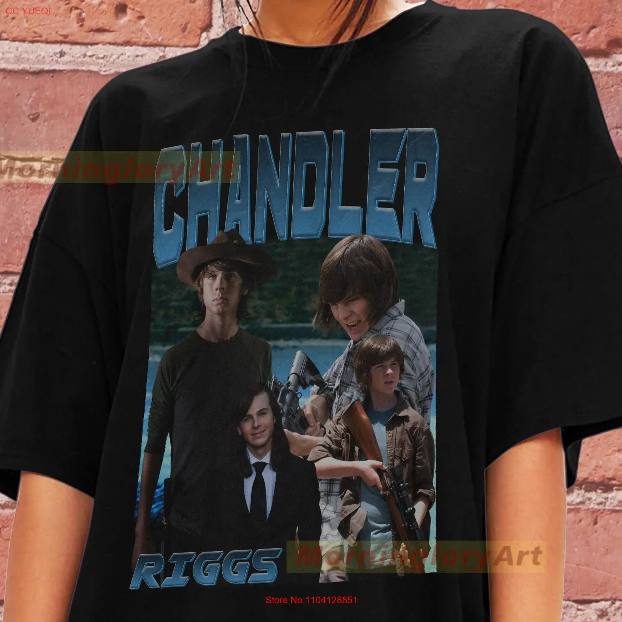 Chandler Riggs T Shirt SweaT Sweater Cotton Clothing long or short sleeves