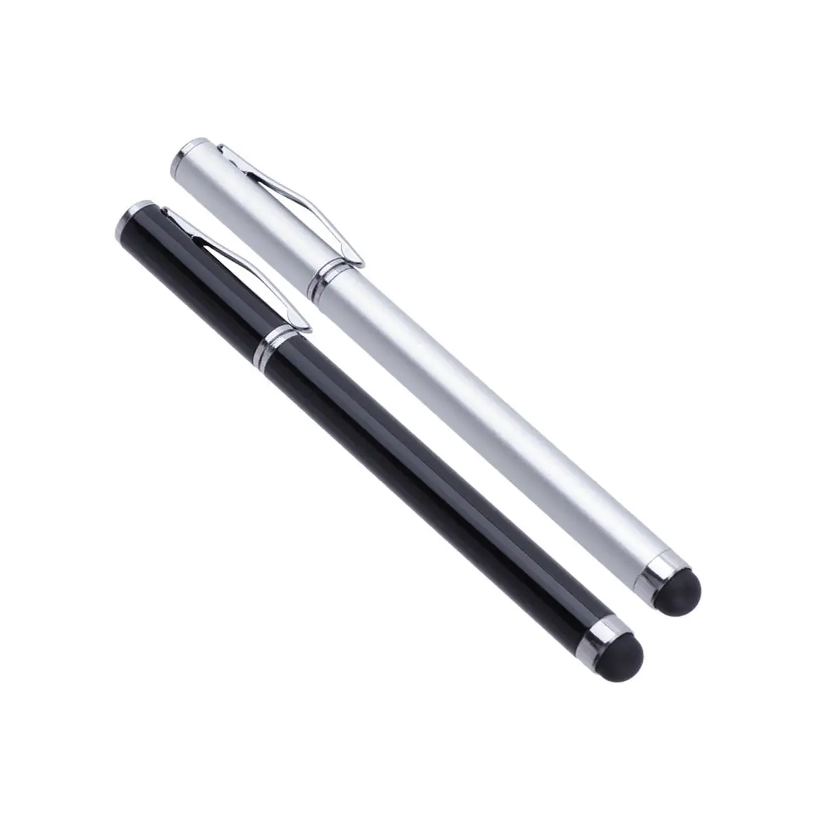 10Pcs Compact 2-in-1 Capacitive Stylus Screen Tool for Tablets Smartphones Drawing Writing Gaming