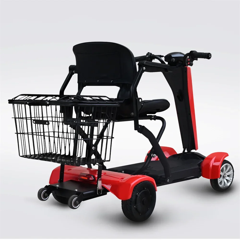 Rides Comfortably With Feel Very Easy To Carry Scooter Folding 4 Wheel Car For Sale Electric Scooters Automatic Folding