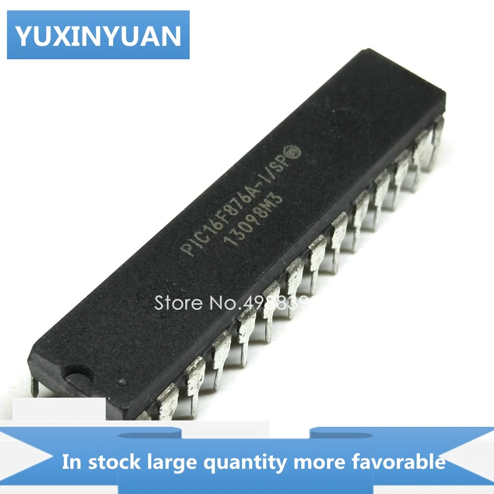 PIC16F876A-I-SP  16F876A 16F876A1SP DIP28 YUXINYUAN IC IN STOCK