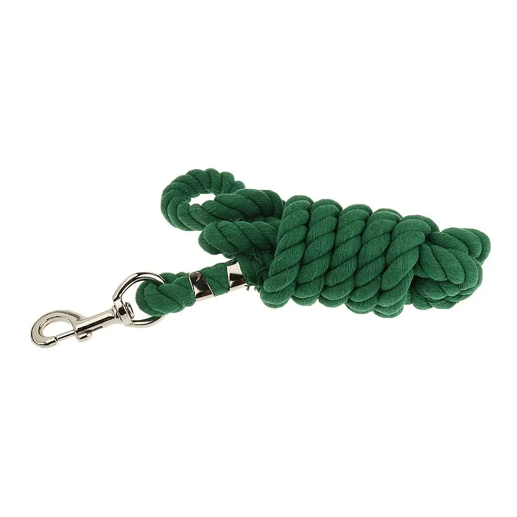 Twisted Baumwolle Pferde Pony Seil, Hund Leine mit Clip Snap Haken-