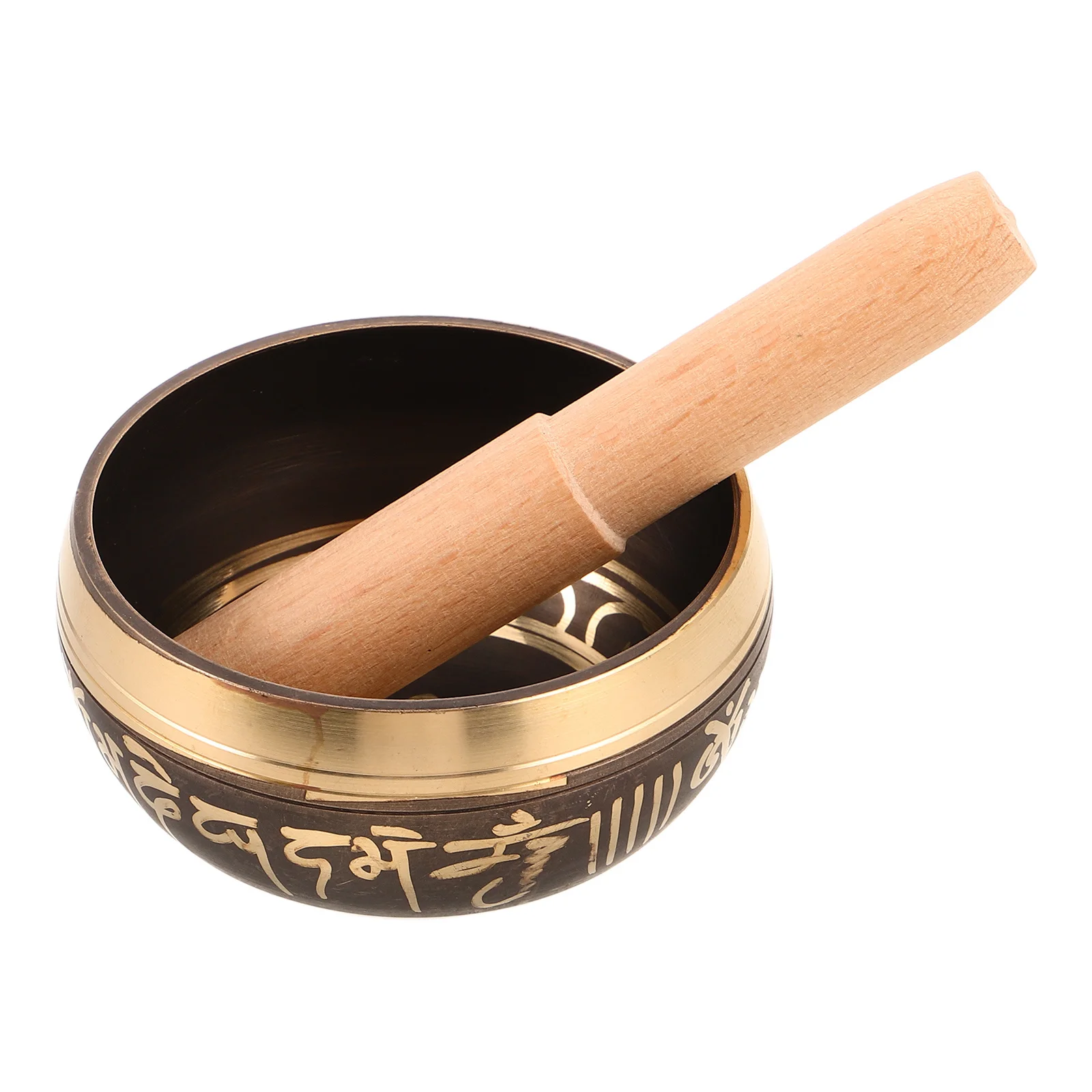 

1Set Tibetan Singing Bowl Copper Metal Handicraft Yoga Sound Bowl Set Meditation Prayer Instrument Peaceful Sound