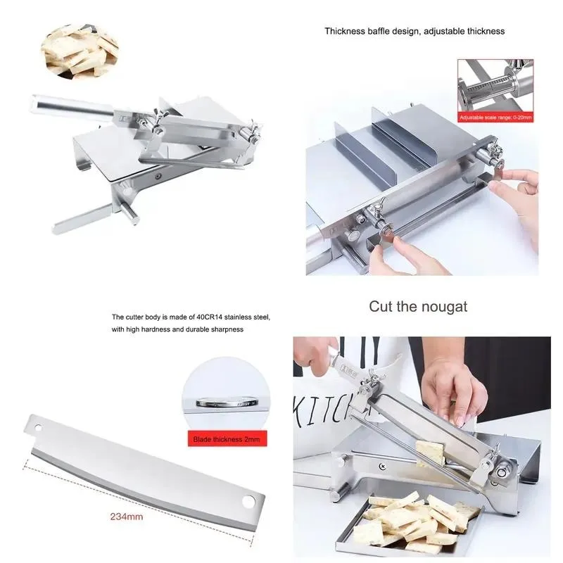 Tools Stainless Steel Kitchen Vegetable Slicer Manual Multifunctional Round Cheese Slicer