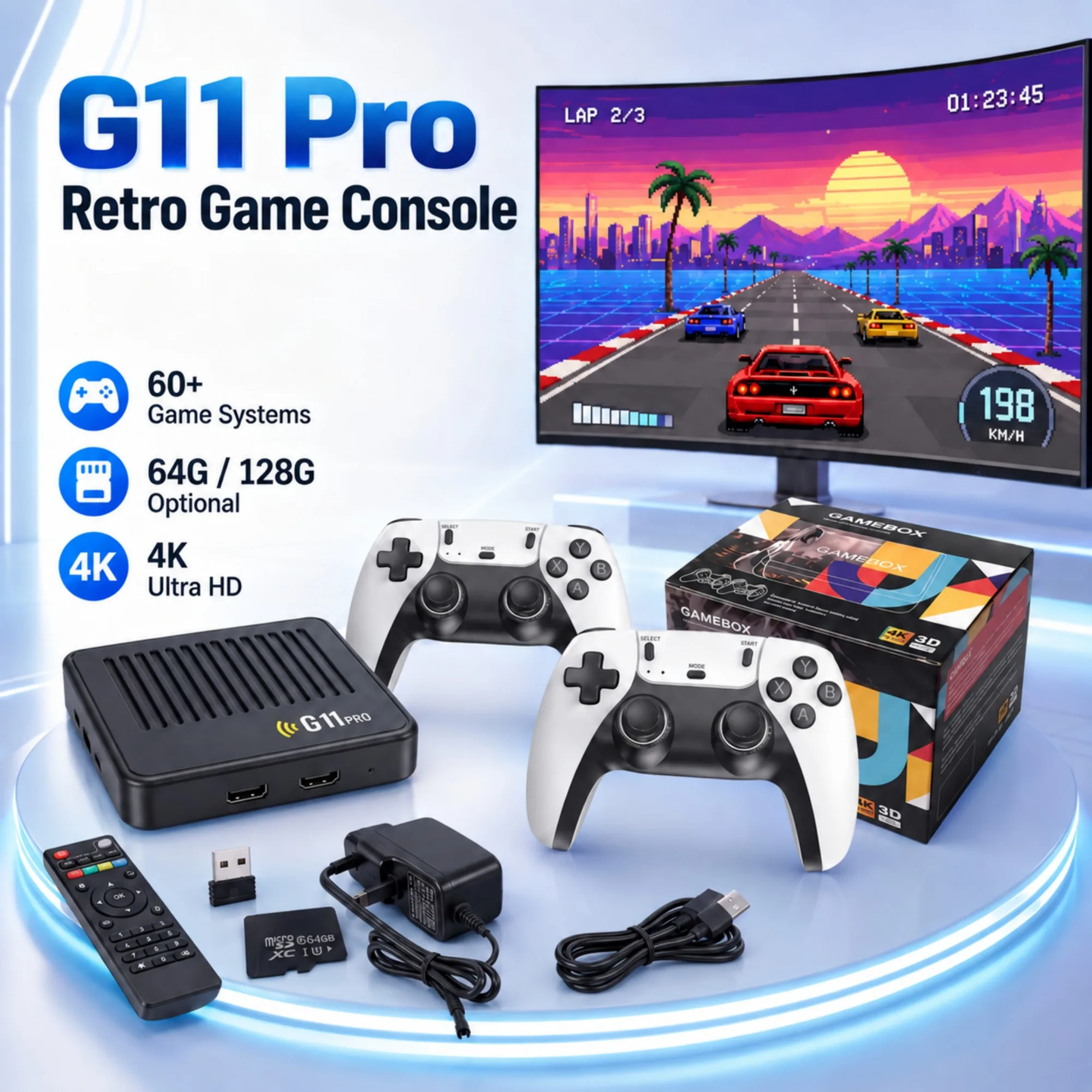 Retro Gaming Hdmi Stick - Consola de Juegos G11 Pro 4K