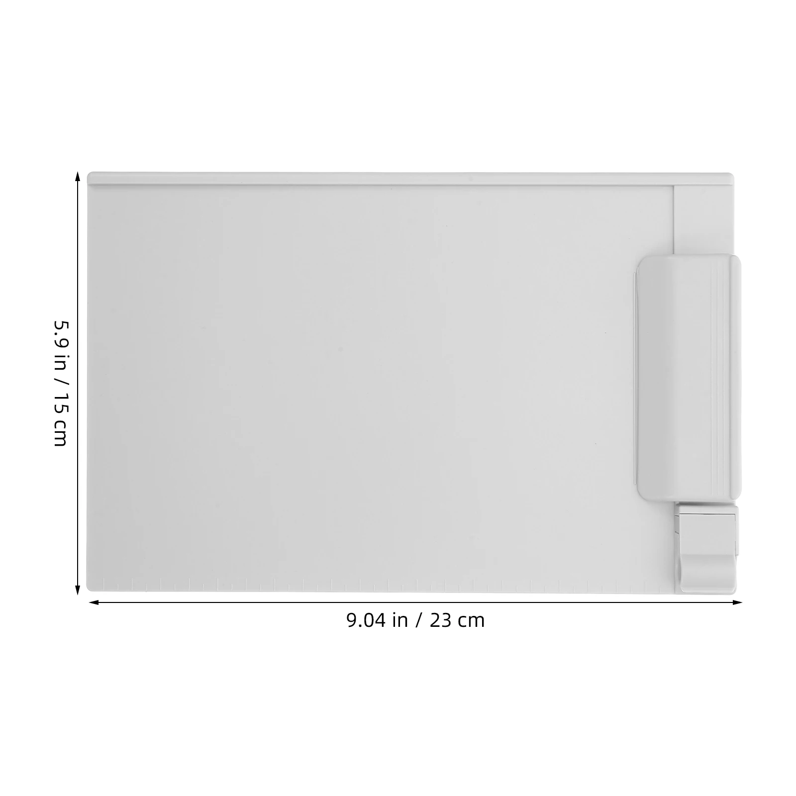 حامل ورق مقوى بمشبك من البلاستيك مقاس A5 خفيف الوزن للكتابة في المكتب والمدرسة والسفر #3