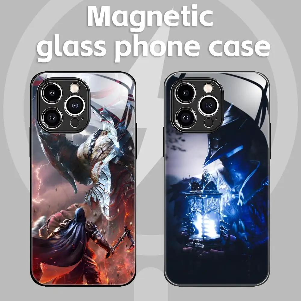 Чехол для телефона The Lords of the Fallen для iPhone 17 16, 14, 13, 12, 11 X XR XS 8 Plus Mini Pro Max, стеклянный магнитный чехол