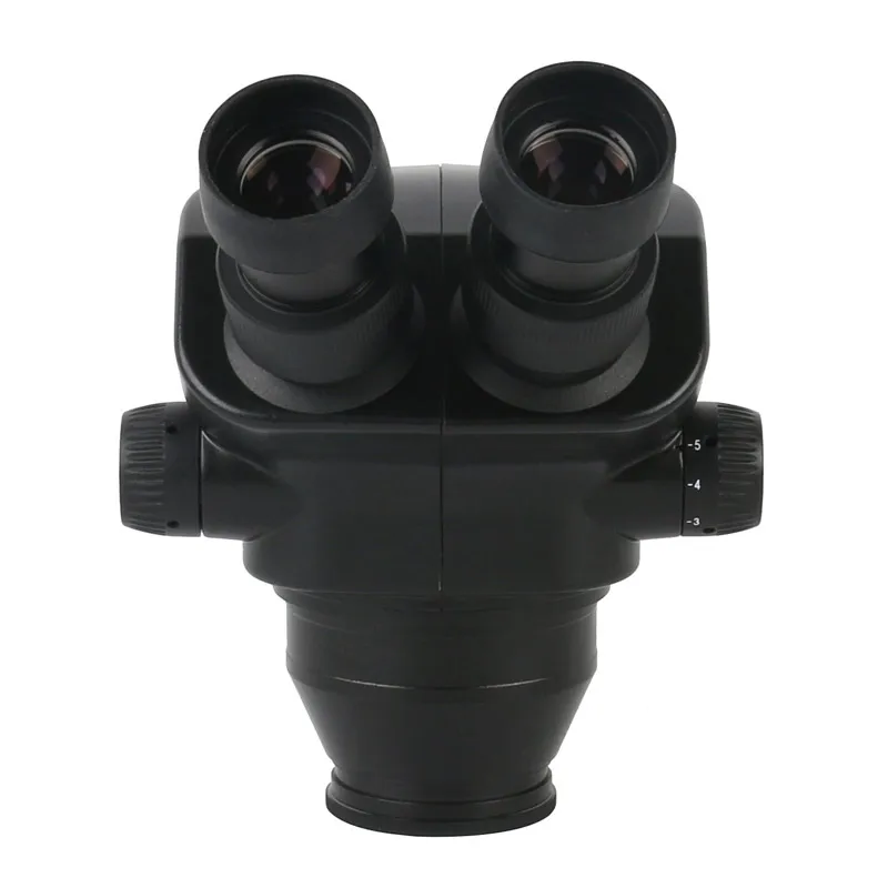 Fixed Magnification 7-50X Binocular Stereo Microscope Head With WF10X Eyepiece For Phone PCB Soldering Repair Inspection