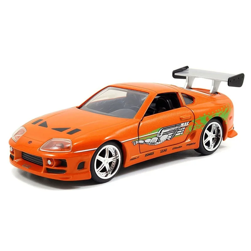 1:32 GR Supra alliage classique film modèle de voiture de sport moulé sous pression en métal piste Raing véhicules modèle de voiture Simulation Collection enfants cadeaux