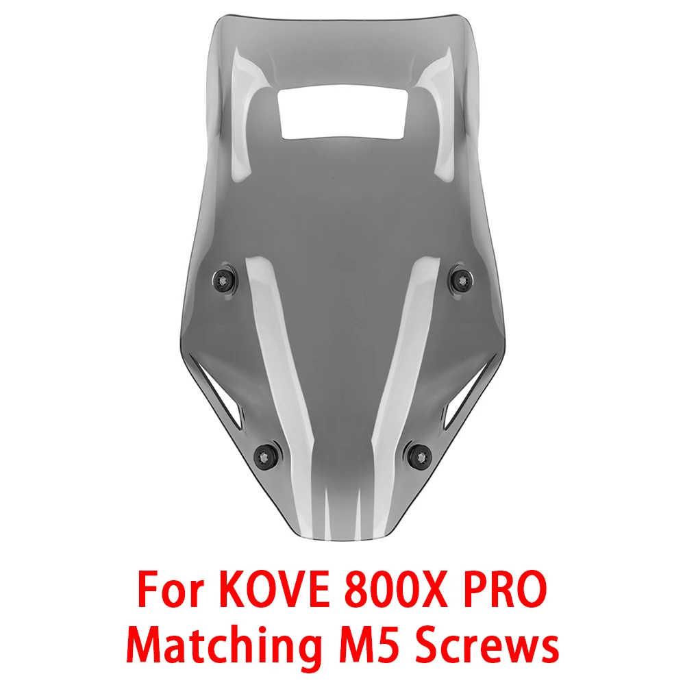 ken kun様ファイブスター3ミリ52跳ね上げセンサーカットフロントスクリーン WindScreen For KOVE 800X 800 X PRO Windshield Parts Wind Shield